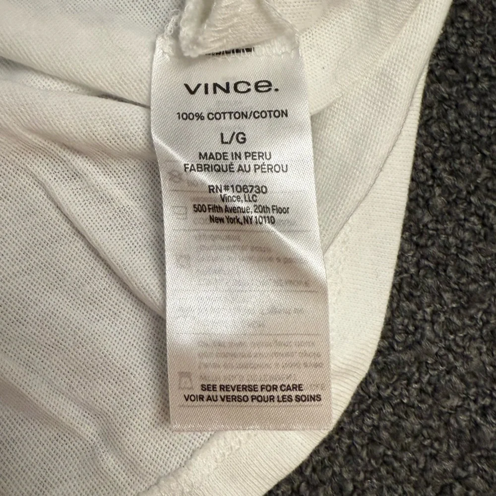 Vince Cotton Turtleneck in White - Picture 9 of 12